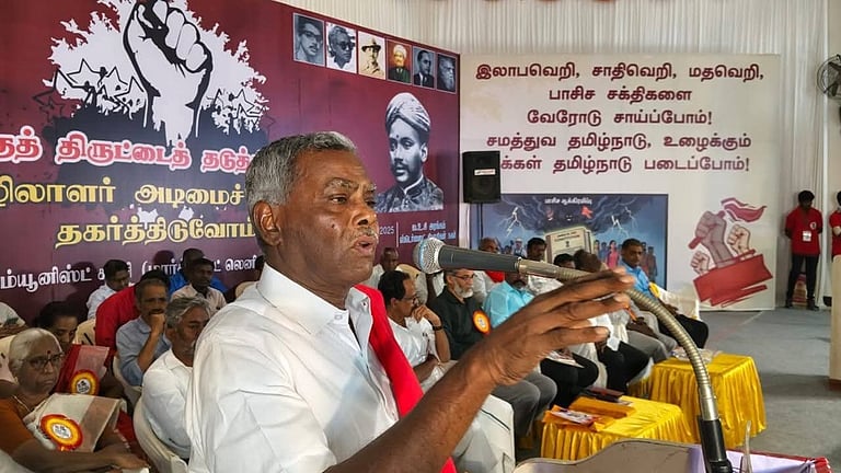 இடதுசாரி அணி தனியாக உருவாக வேண்டும்.... மார்க்சிஸ்ட் மாநில செயலாளர் வலியுறுத்தல்