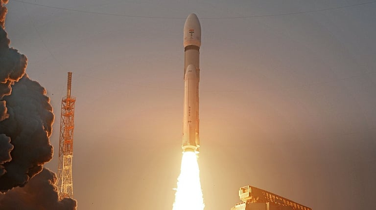 அமெரிக்காவின் அதிக எடை கொண்ட செயற்கைக்கோளை விண்ணில் நிறுத்தி இஸ்ரோ சாதனை