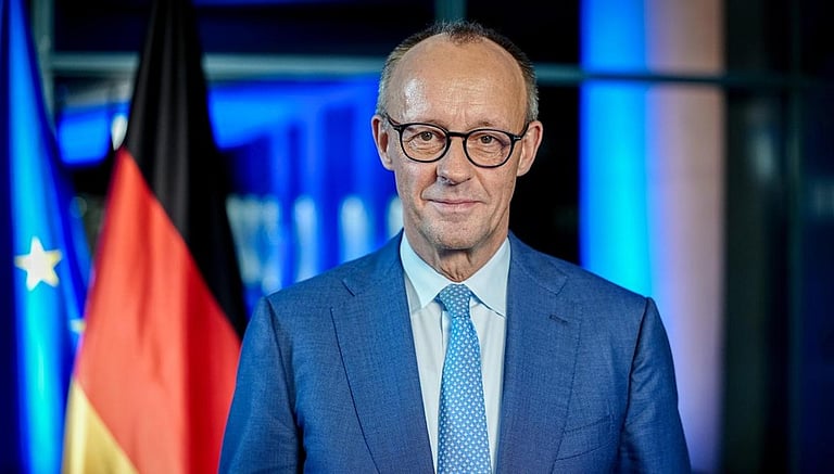 இந்தியா வந்தார் ஜெர்மனி அதிபர் பிரட்ரிக் மெர்ஸ்