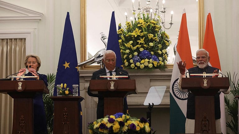 இந்தியா - ஐரோப்பிய யூனியன் இடையே தடையற்ற வர்த்தக ஒப்பந்தம் கையெழுத்து