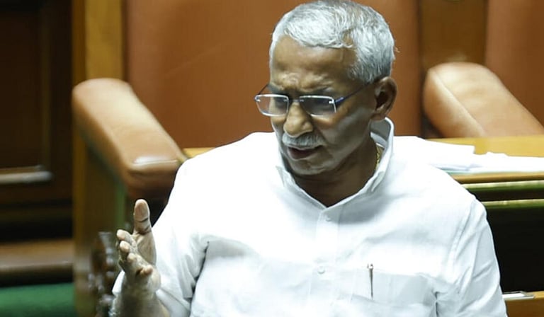 கர்நாடக அமைச்சர் மீது ரூ.6000 கோடி ஊழல் புகார்: ராஜினாமா செய்யக்கோரி பாஜக போராட்டம்