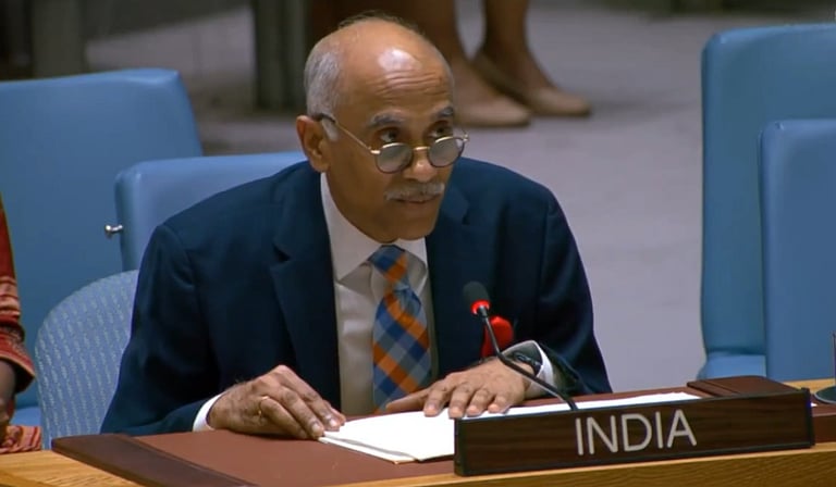 நீண்​ட​கால காசா போருக்கு தீர்வு: அமெரிக்கா​வுக்கு இந்தியா பாராட்டு