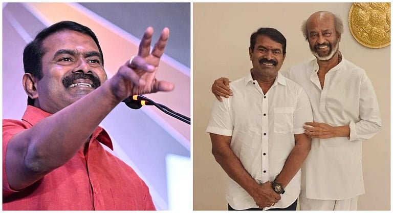 ‘தொடர் வெற்றி நாயகனாக 50 ஆண்டுகள்!’ - ரஜினிக்கு சீமான் வாழ்த்து