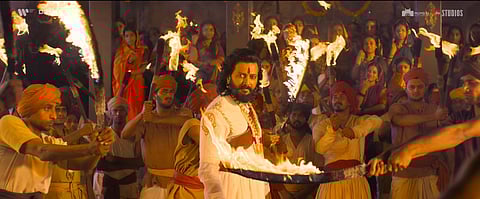 A still from 'Raja Shivaji'