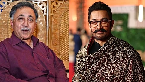 Mansoor Khan (left) and Aamir Khan (right)