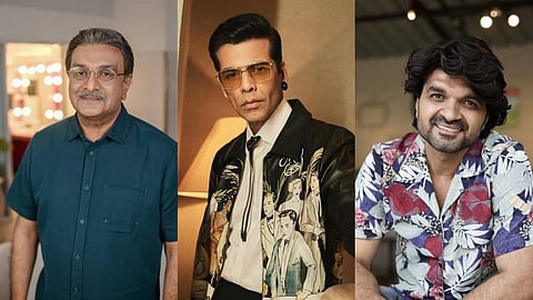 Siddharth Randeria, Karan Johar and Deep Dholakia