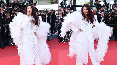Aishwarya Rai Bachchan attends the closing ceremony of the 79th annual Cannes Film Festival at Palais des Festivals on May 23, 2026 in Cannes, France