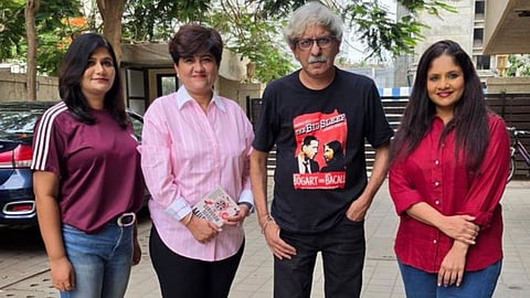 Sriram Raghavan along with the team