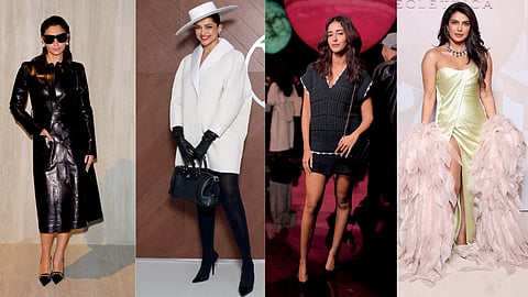 From left: Alia Bhatt, Deepika Padukone, Ananya Panday and Priyanka Chopra Jonas, global brand ambassadors for Gucci, Louis Vuitton, Chanel and Bvlgari respectively.