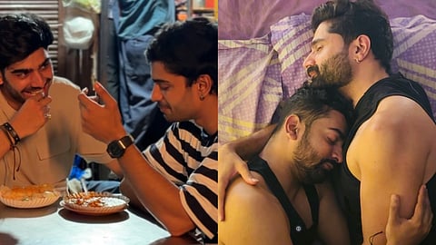 Stills from 'Tere Mere Beech Mein' and 'The Visitor'