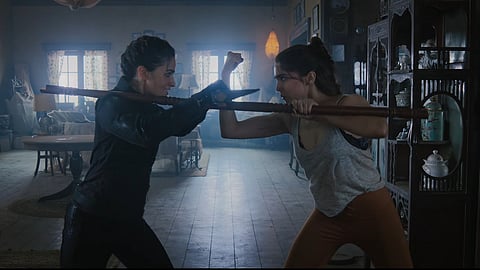 Alia Bhatt and Sharvari in 'Alpha'