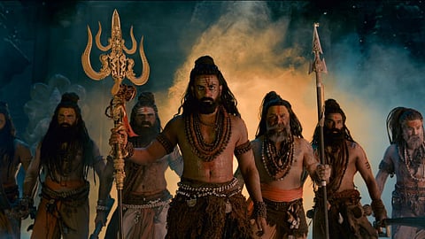 A still from 'Nagabandham'