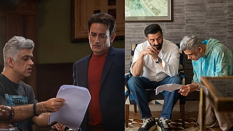 Siddharth P Malhotra with Akshaye Khanna and Sunny Deol 