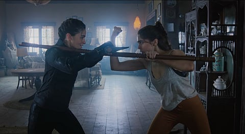 Alia Bhatt and Sharvari in 'Alpha'