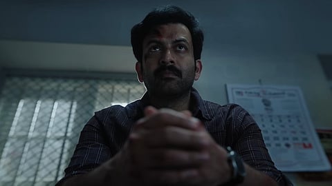 Prithviraj Sukumaran in a still from 'I, Nobody'