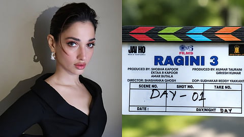 Tamannaah Bhatia begins shoot for 'Ragini 3'