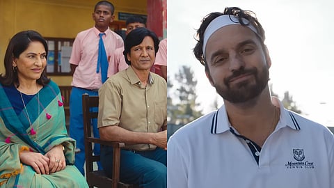 Stills from 'Adarsh Baal Vidyalaya' and 'The Dink'