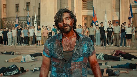 A still from 'Korean Kanakaraju'