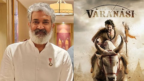 SS Rajamouli, 'Varanasi' poster