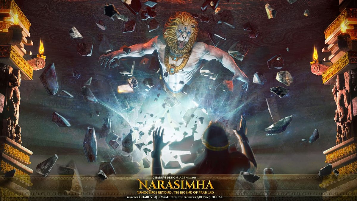 How Charuvi Design Labs Created 'Narasimha Awakens: The Legend of Prahlad' Using Epic Games' Unreal Engine 5