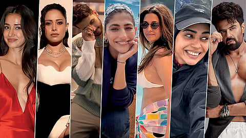 What are their favourite wellness getaways? (from left) Disha Patani, Nushrratt Bharuccha, Arjun Kanungo, Kubbra Sait, Shalmali Kholgade, Harleen Sethi and Maniesh Paul