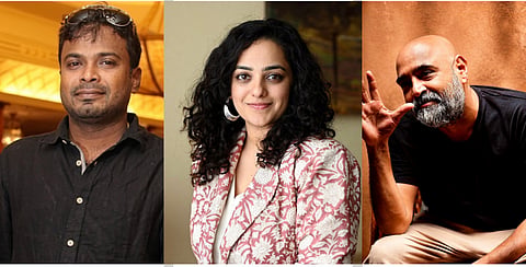 Deekay, Nithya Menen and Vikram Kumar