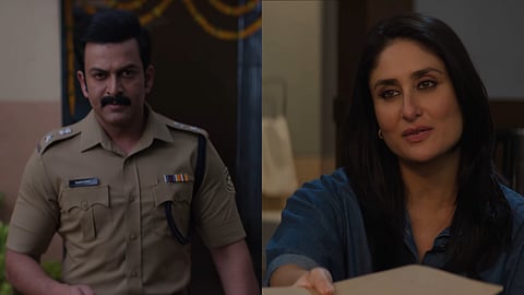 Prithviraj Sukumaran and Kareena Kapoor Khan in 'Daayra'