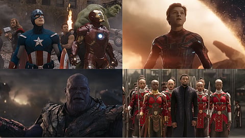 Stills from the Marvel Cinematic Universe