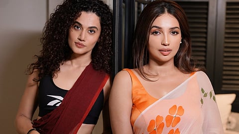 Taapsee Pannu and Kanika Dhillon 