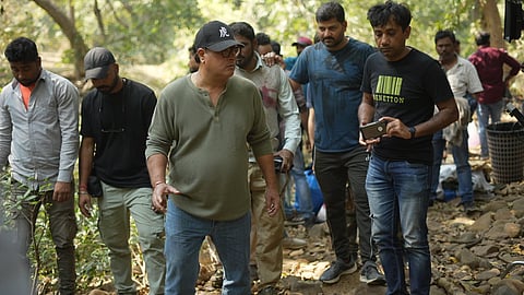 Tigmanshu Dhulia on the set of 'Ghamasaan'