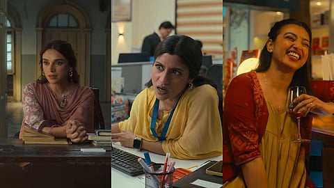 Aditi Rao Hydari, Konkana Sen Sharma, and Radhika Apte in 'Lust Stories 3'