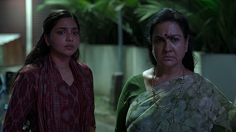Aishwarya Lekshmi and Urvashi in 'Aasha'