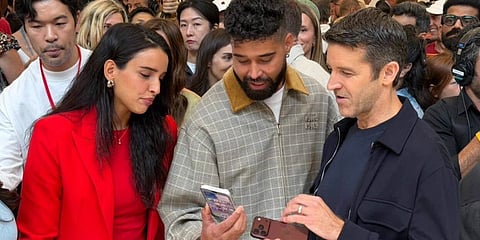 Triptii Dimri and AP Dhillon with John Ternus