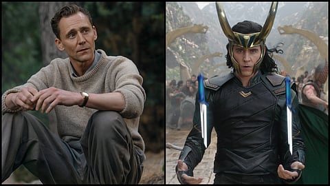 Tom Hiddleston as Edmund Hillary in 'Tenzing'; as Loki in 'The Avengers'
