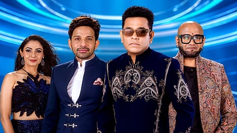 Andrea Jeremiah, Kartik, AR Rahman, Benny Dayal as Tamil Idol Judges 