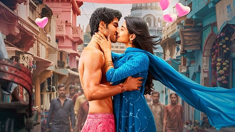 'Nakhrewaalii' poster featuring Ansh Duggal and Pragati Srivastava
