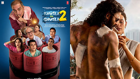 Posters for ‘Khosla Ka Ghosla 2’ and ‘Spirit’