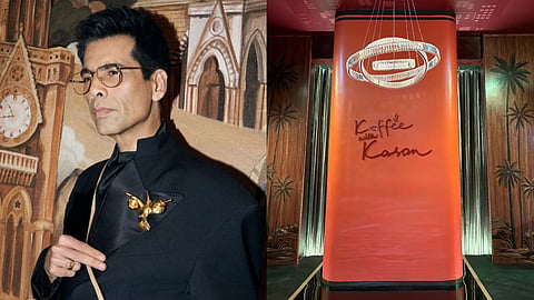 Karan Johar, the 'Koffee With Karan' set