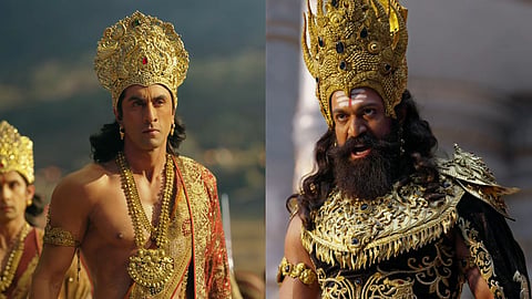 Ranbir Kapoor as Ram and Yash as Ravana in the new English trailer of 'Ramayana'