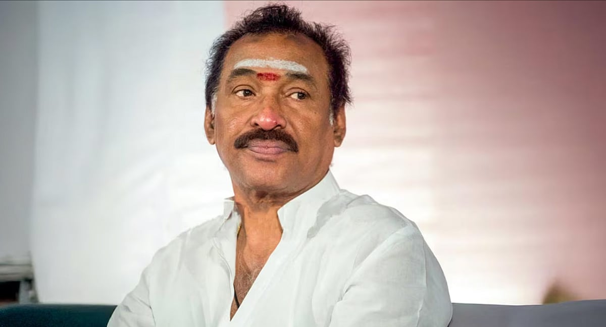 Portrait of Tamil film composer Deva, known as 'Thenisai Thendral', who died on October 17, 2026