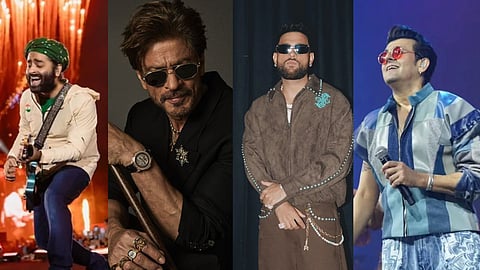 Arijit Singh, Shah Rukh Khan, Karan Aujla, Sonu Nigam