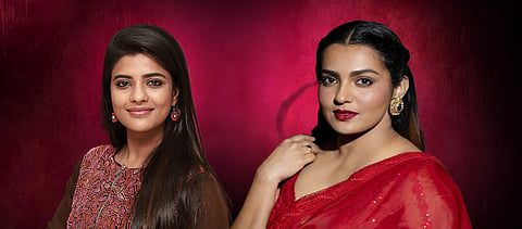 Aishwarya Rajesh and Parvathy Thiruvothu 