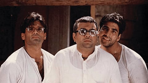 Suniel Shetty, Paresh Rawal and Akshay Kumar in 'Hera Pheri 3'
