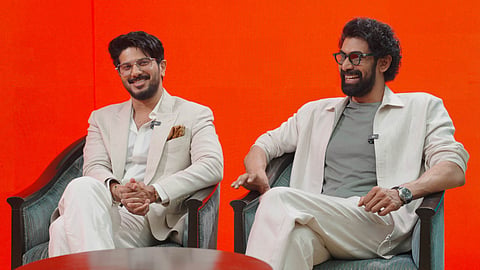 Dulquer Salmaan and Rana Daggubati 