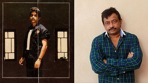 A poster of Nagarjuna in 'Shiva'; Ram Gopal Varma