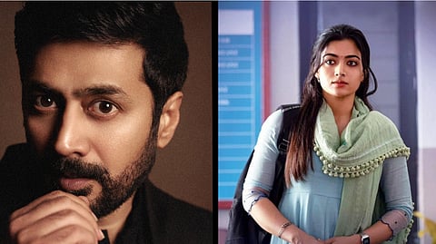 Rahul Ravindran; a poster of 'The Girlfriend'