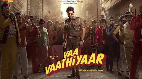 A poster for 'Vaa Vaathiyaar'