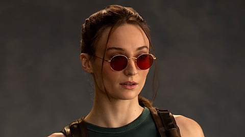 Sophie Turner as Lara Croft 