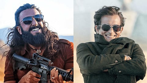 Ranveer Singh and Akshaye Khanna in a still from 'Dhurandhar'