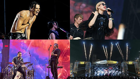 Yungblud, Mother Mother, Knock2,  and The Midnight at Lollapalooza India